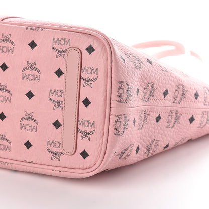 MCM Visetos Medium Liz Reversible Shopper Tote Soft Pink 16 of 17