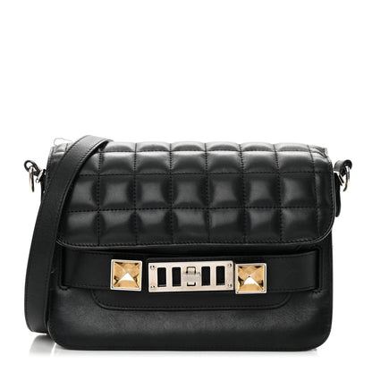 Proenza Schouler Lambskin Quilted Mini PS11 Classic Shoulder Bag Black 1 of 21