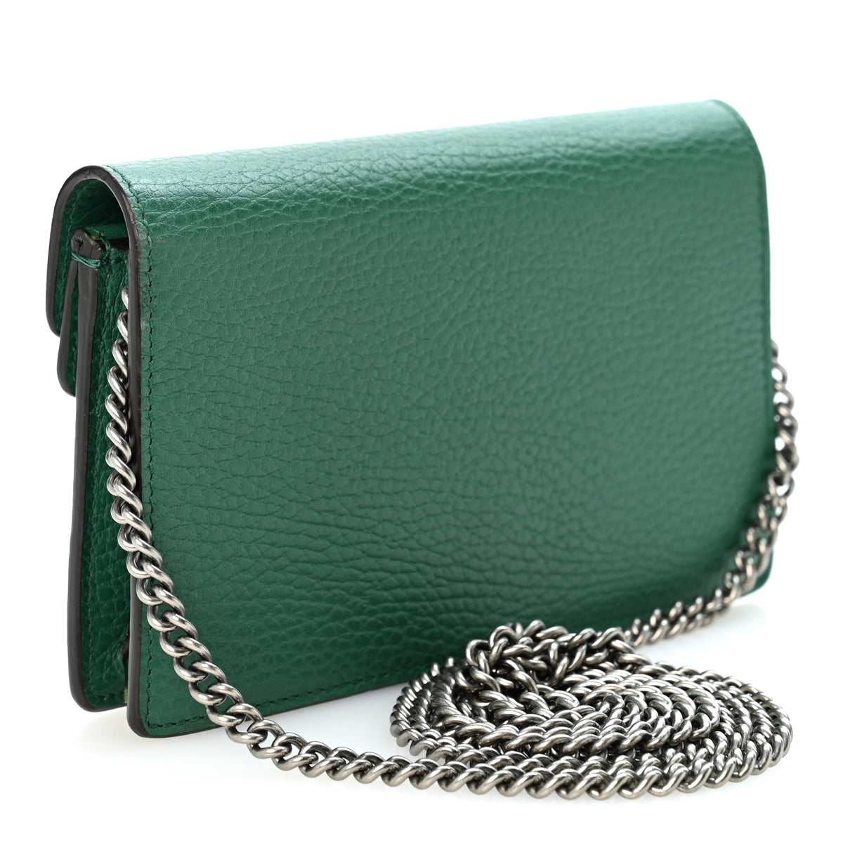 Gucci Calfskin Super Mini Dionysus Shoulder Bag Emerald 3 of 10