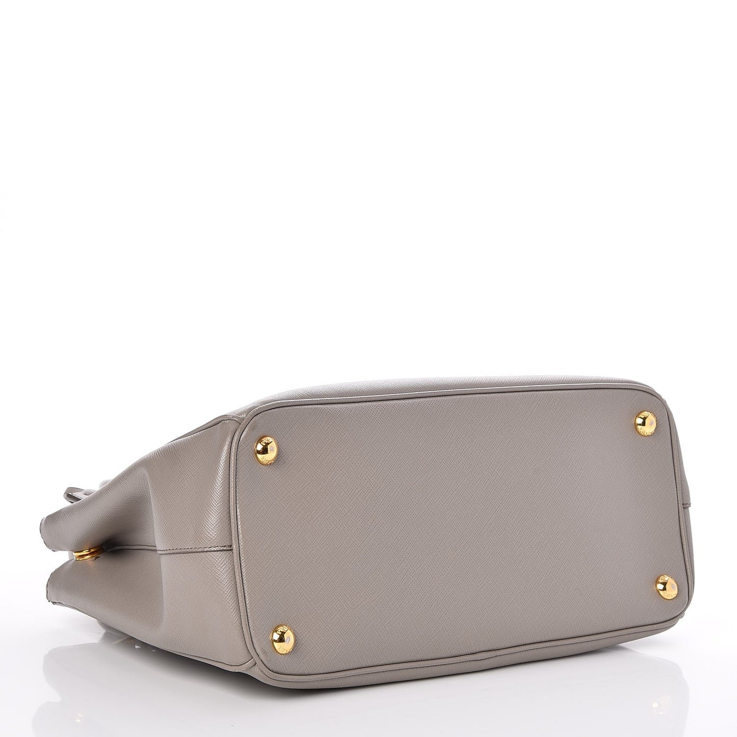 Saffiano Small Galleria Double Zip Tote Argilla