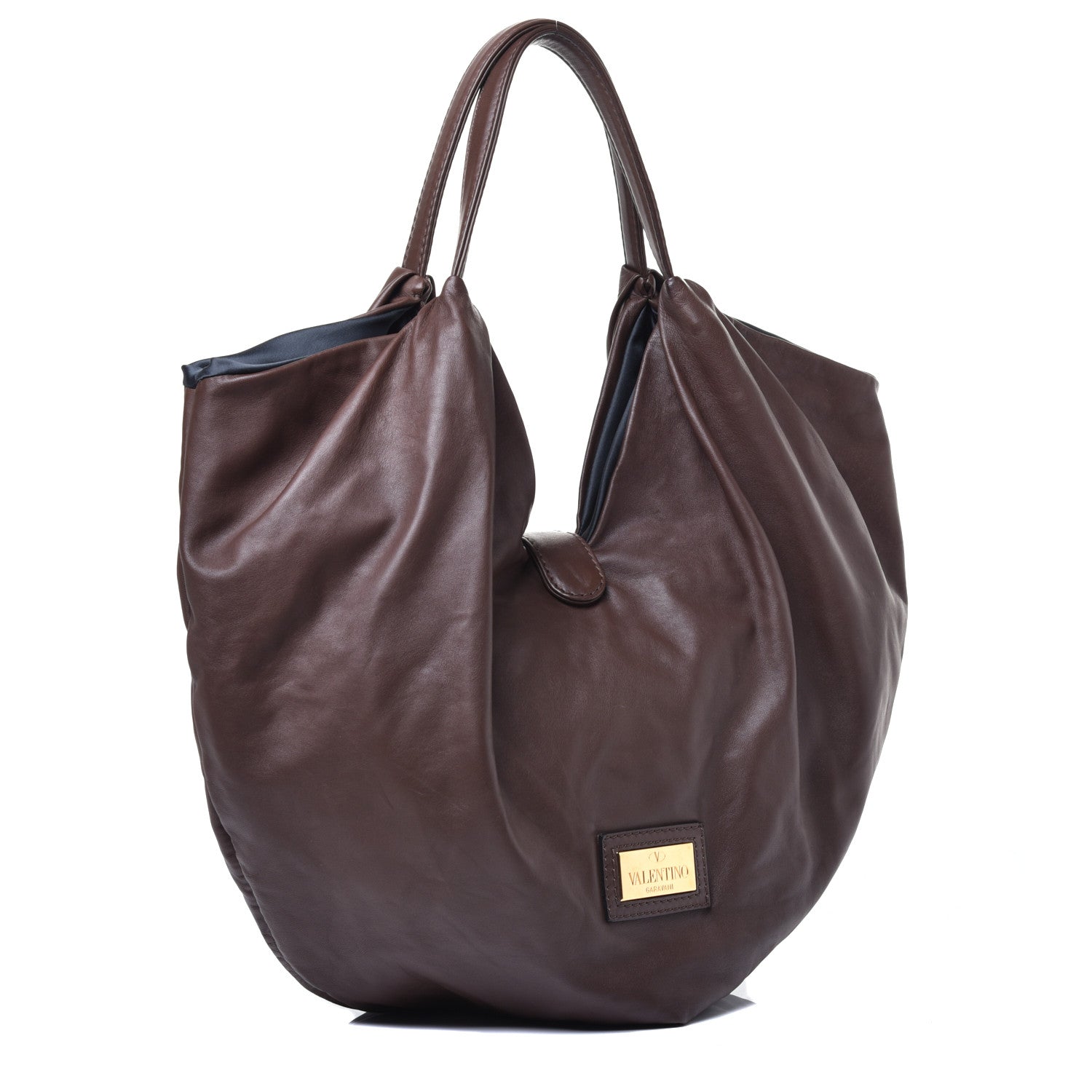Valentino Garavani Nappa 360 Bow Shoulder Bag Brown 3 of 9