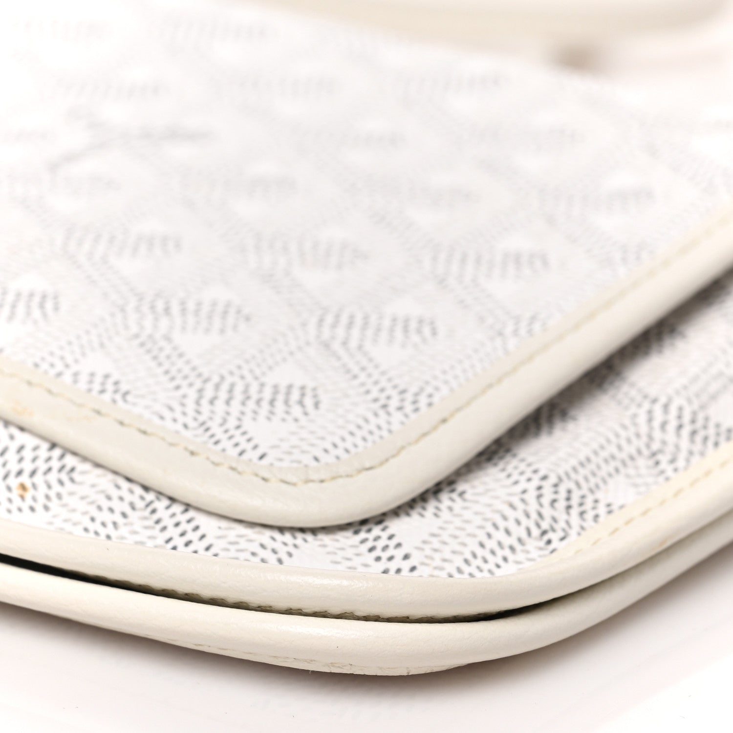 Goyard Goyardine Plumet Wallet Clutch White 7 of 7