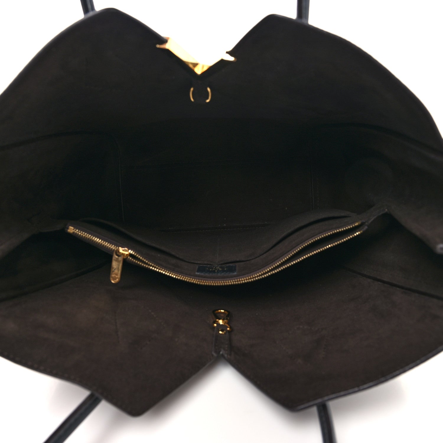 Louis Vuitton Calfskin Monogram Kimono Tote Black 6 of 12