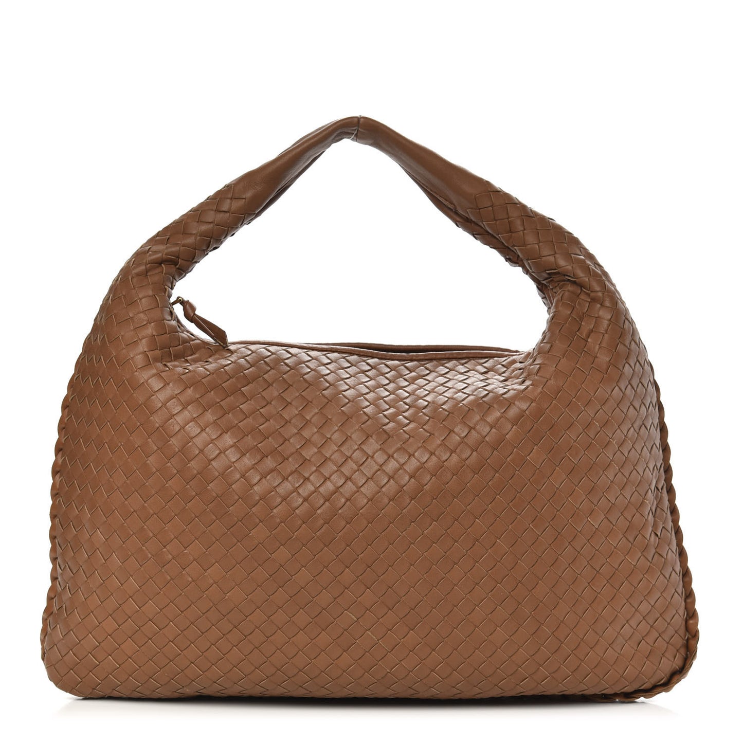 Nappa Intrecciato Large Veneta Hobo Noce