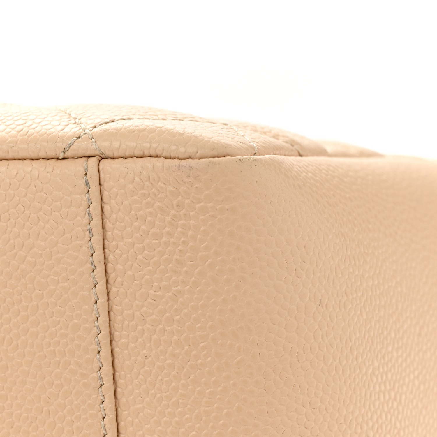Chanel Caviar Quilted Grand Shopping Tote GST Beige 14 of 15