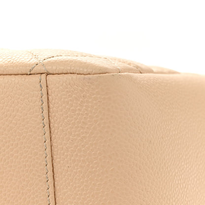 Chanel Caviar Quilted Grand Shopping Tote GST Beige 14 of 15