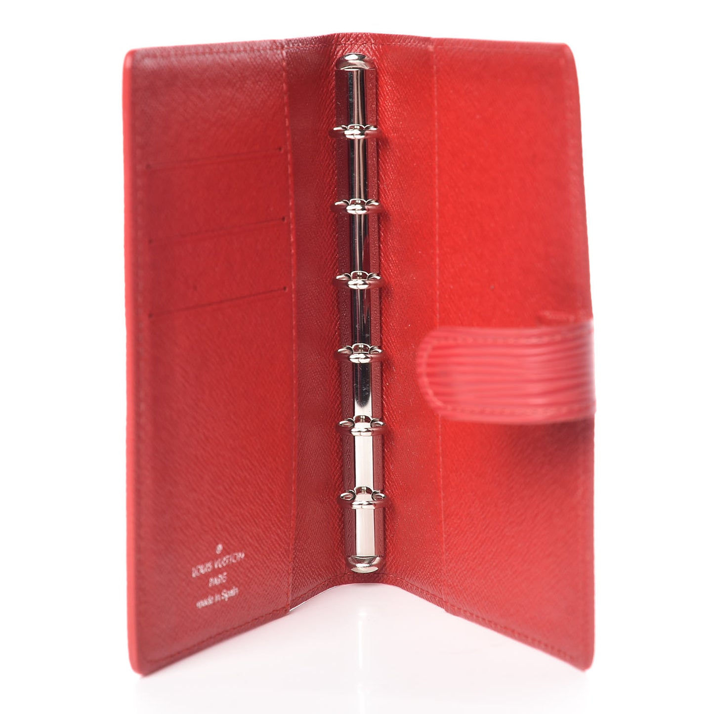 Epi Small Ring Agenda Cover Rouge
