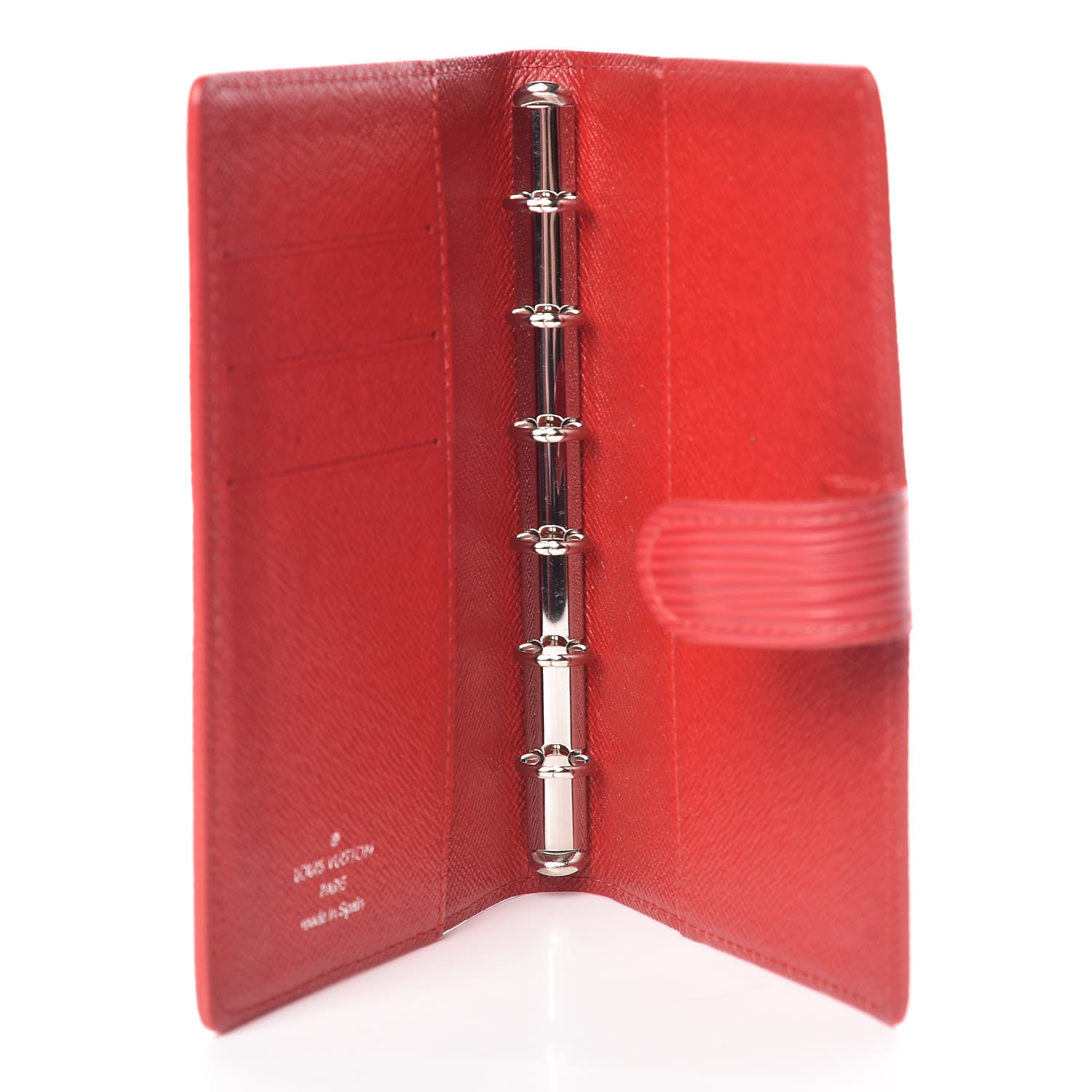 Louis Vuitton Epi Small Ring Agenda Cover Rouge 5 of 7