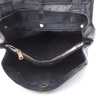 Saint Laurent Calfskin Canvas Medium Muse Two Black 5 of 22