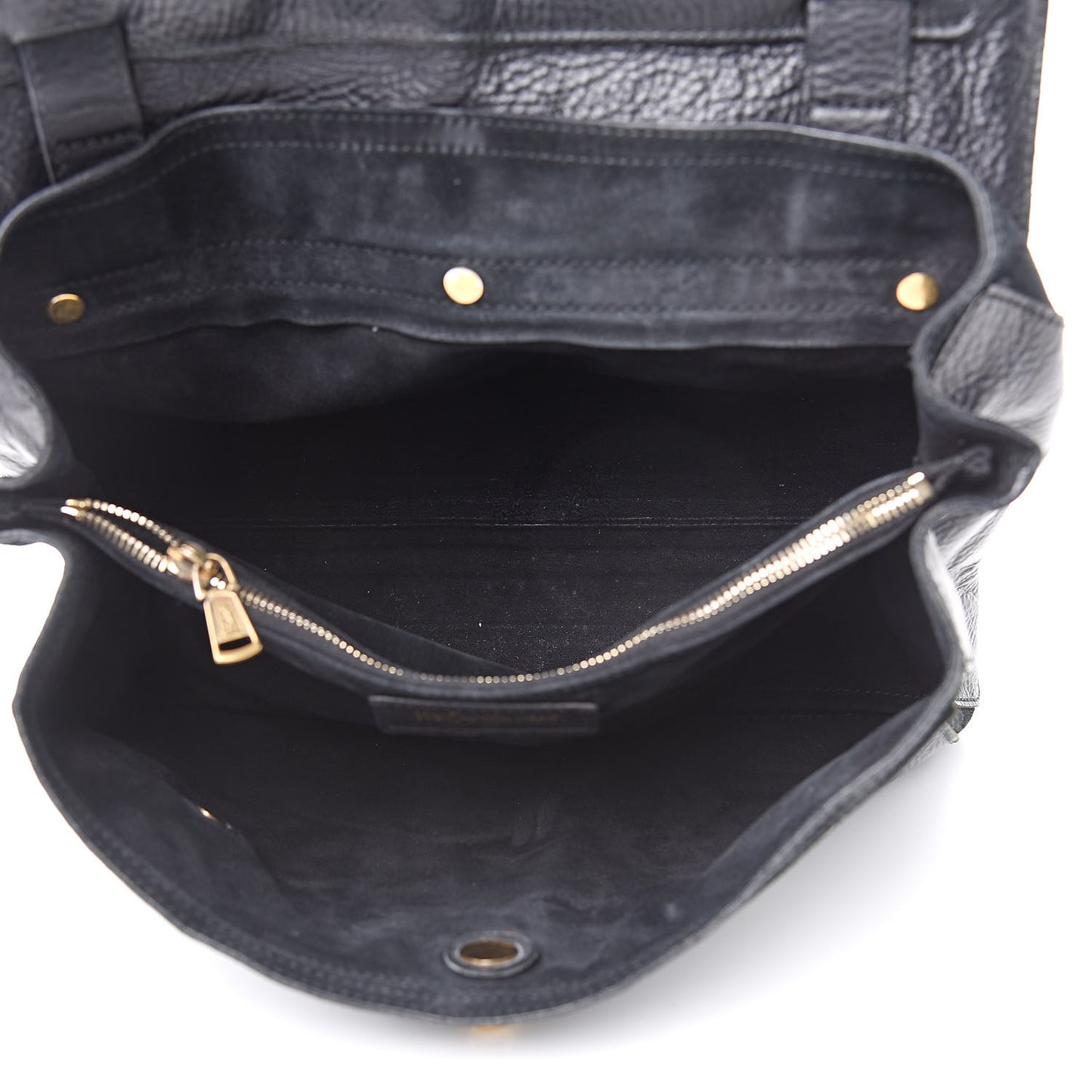 Calfskin Canvas Medium Muse Two Black