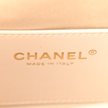 Chanel Caviar Quilted Mini Chanel 25 Handbag White 6 of 11