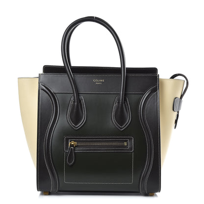 Celine Smooth Calfskin Tri-Color Micro Luggage Light Emerald 1 of 11