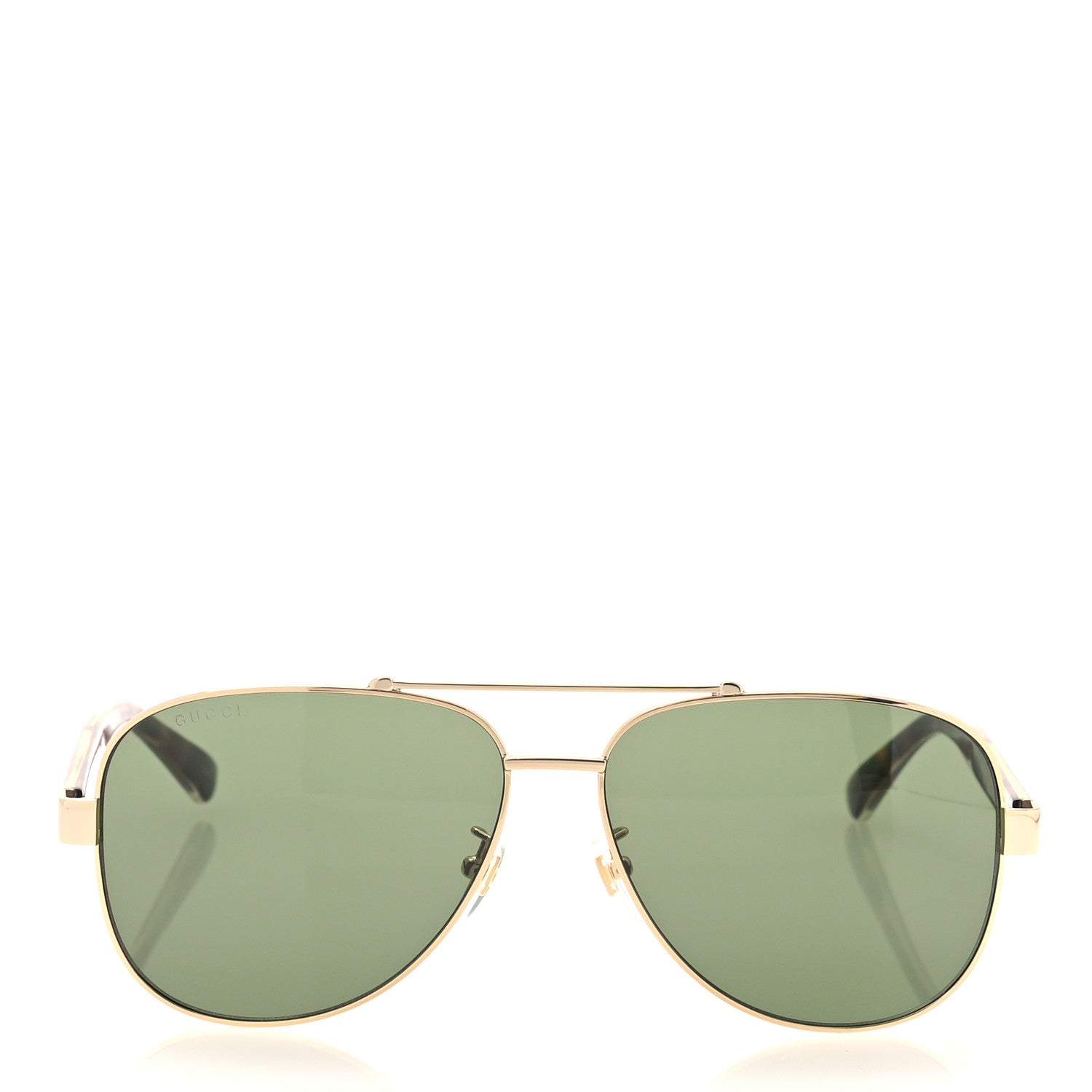 Gucci Web Aviator Sunglasses GG0528S Tortoise 2 of 8