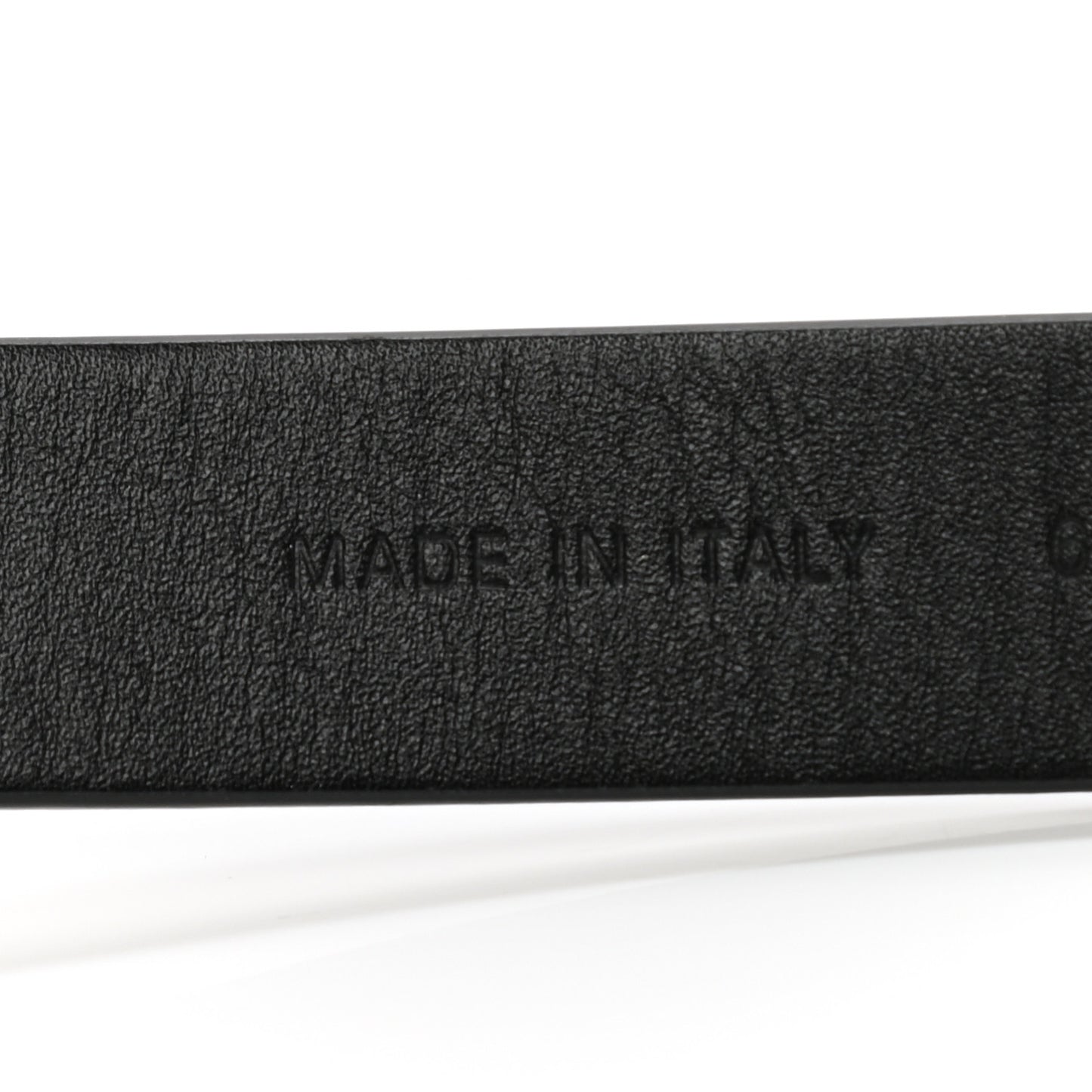 Calfskin Saddle Belt 70 Black