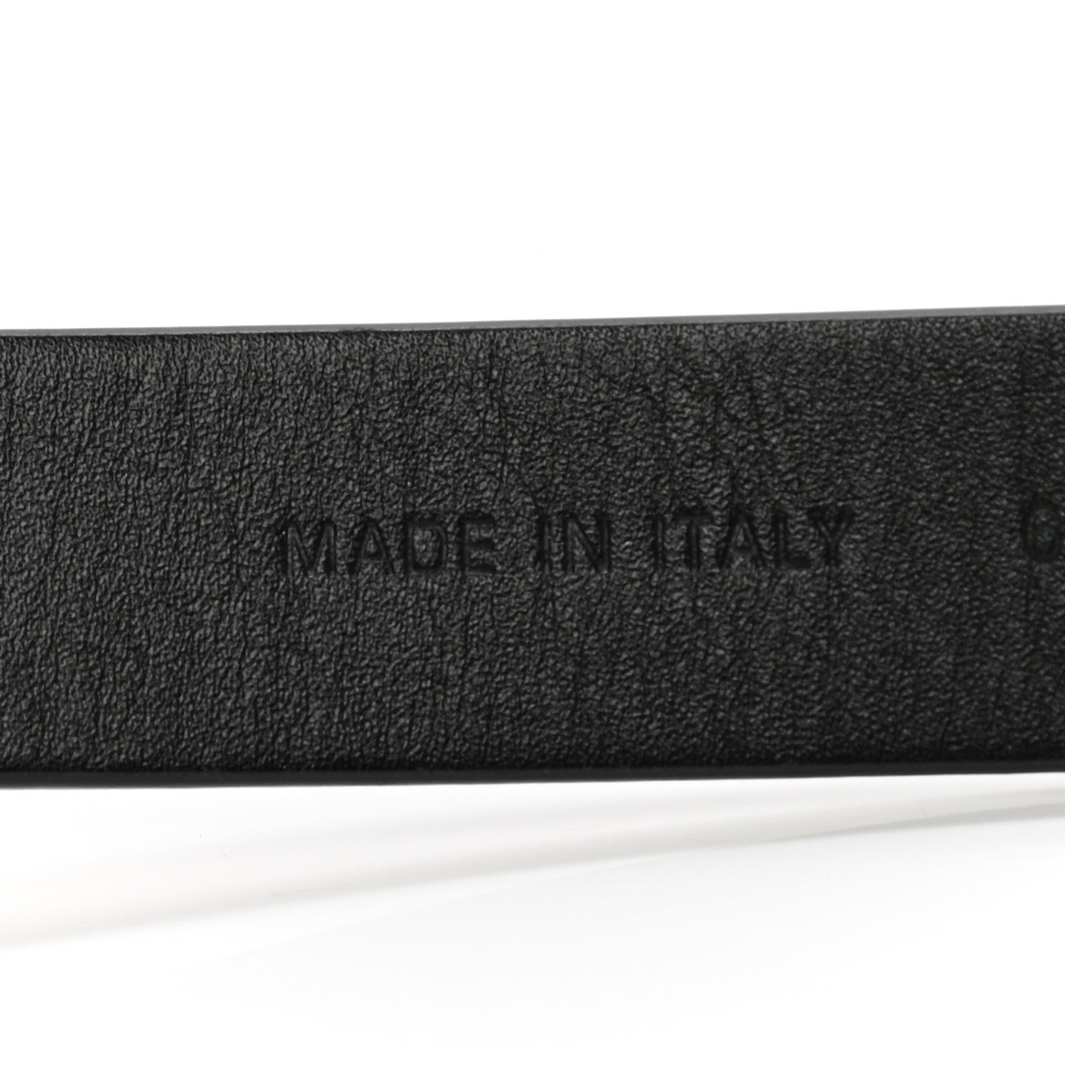 Christian Dior Calfskin Saddle Belt 70 Black 6 of 7