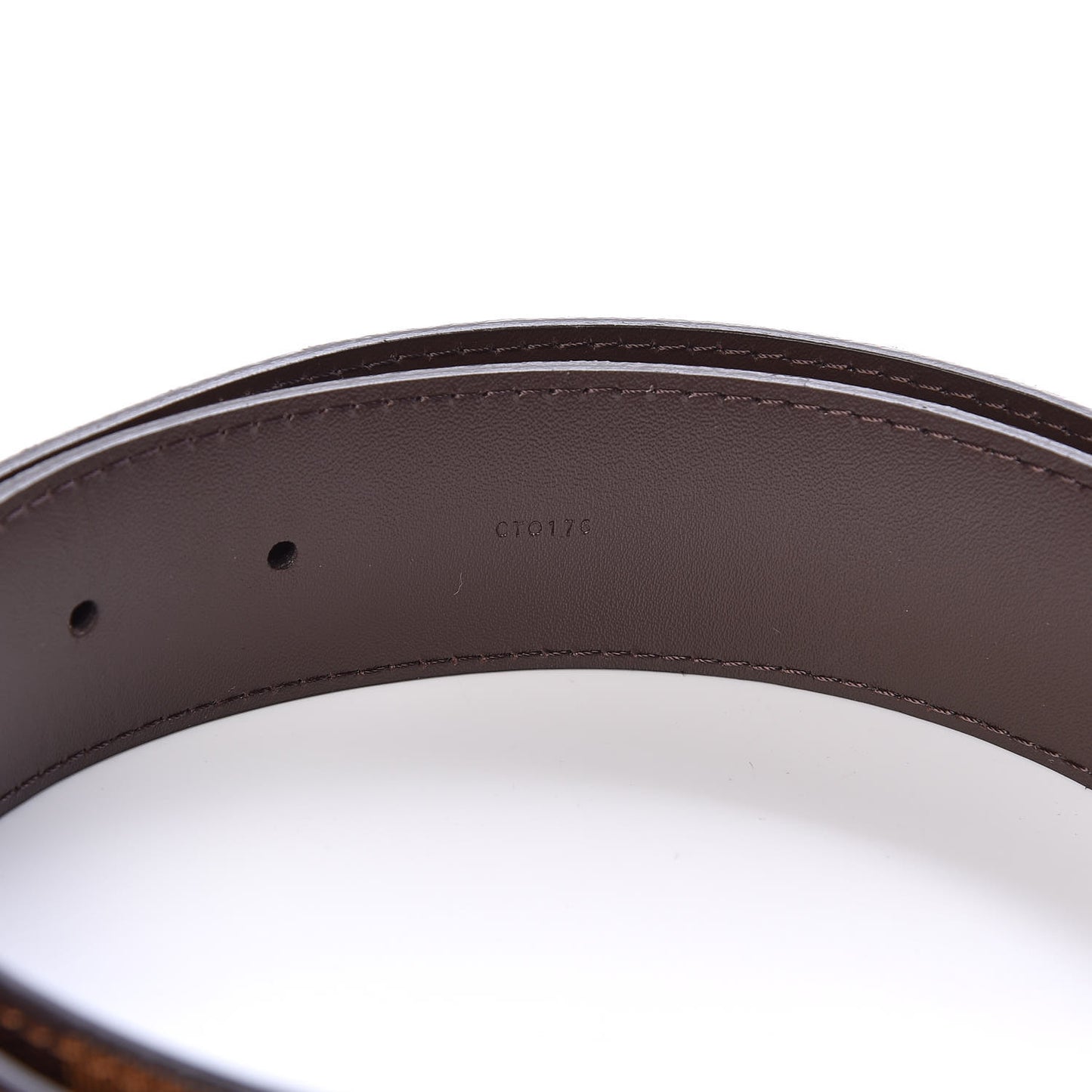 Damier Ebene 40mm LV Initiales Belt 100 40