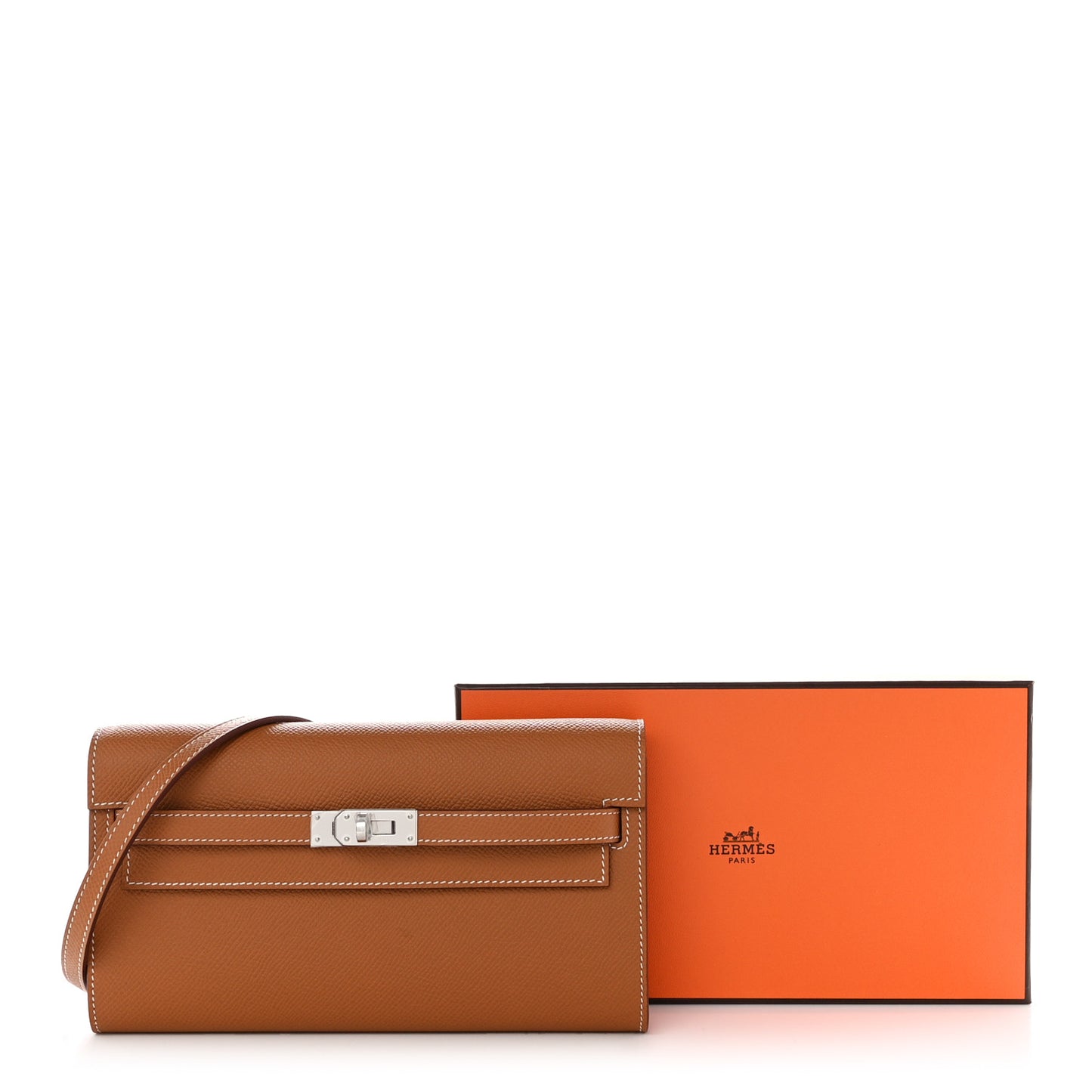 Epsom Kelly Wallet To Go Gold