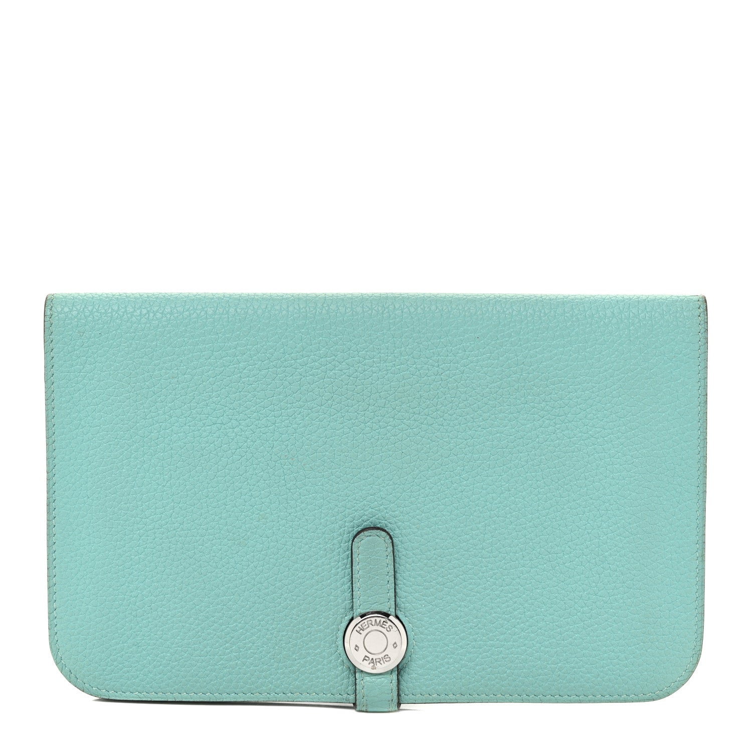 Hermes Togo Dogon Duo Wallet Bleu Atoll 2 of 14