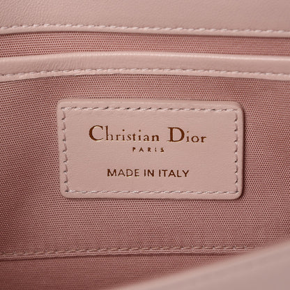 Christian Dior Lambskin Cannage Lady Dior Convertible Clutch Pink 6 of 11