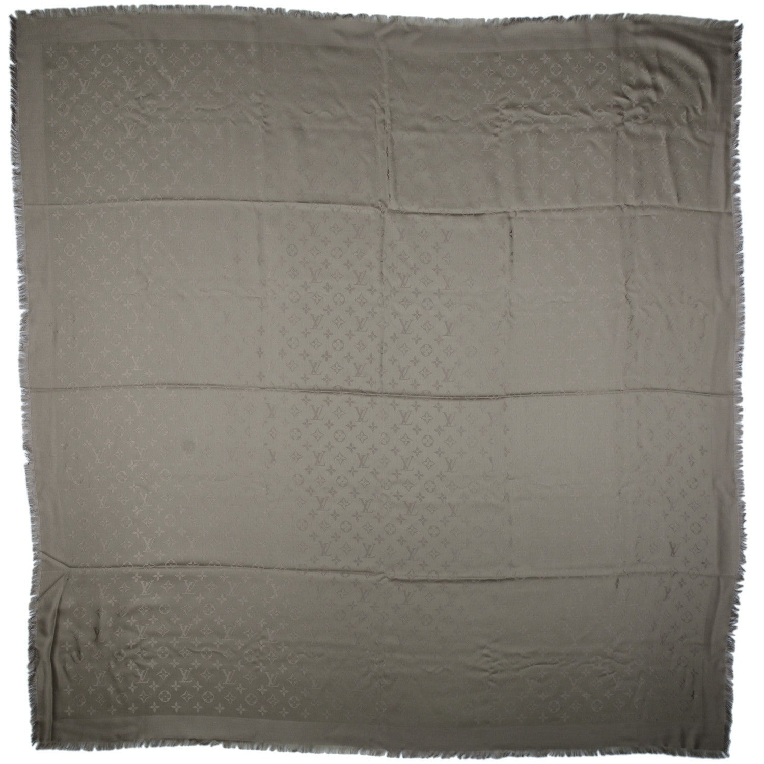 Louis Vuitton Silk Wool Monogram Shawl Verone 3 of 5