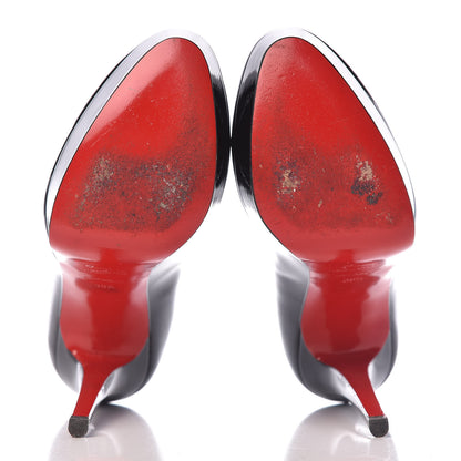 Christian Louboutin Patent Bianca 140 Pumps 38.5 Black 7 of 18