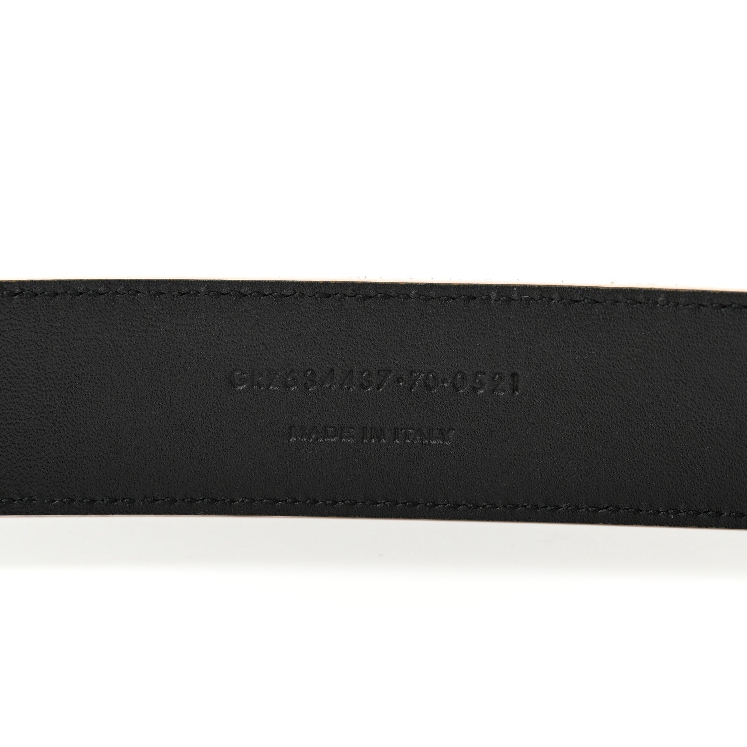 Saint Laurent Suede Monogram Square Buckle Belt 70 Tan Bronze 4 of 6