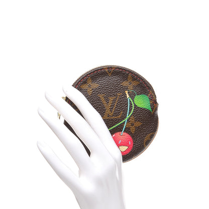 Louis Vuitton Monogram Cerises Round Coin Purse 2 of 7