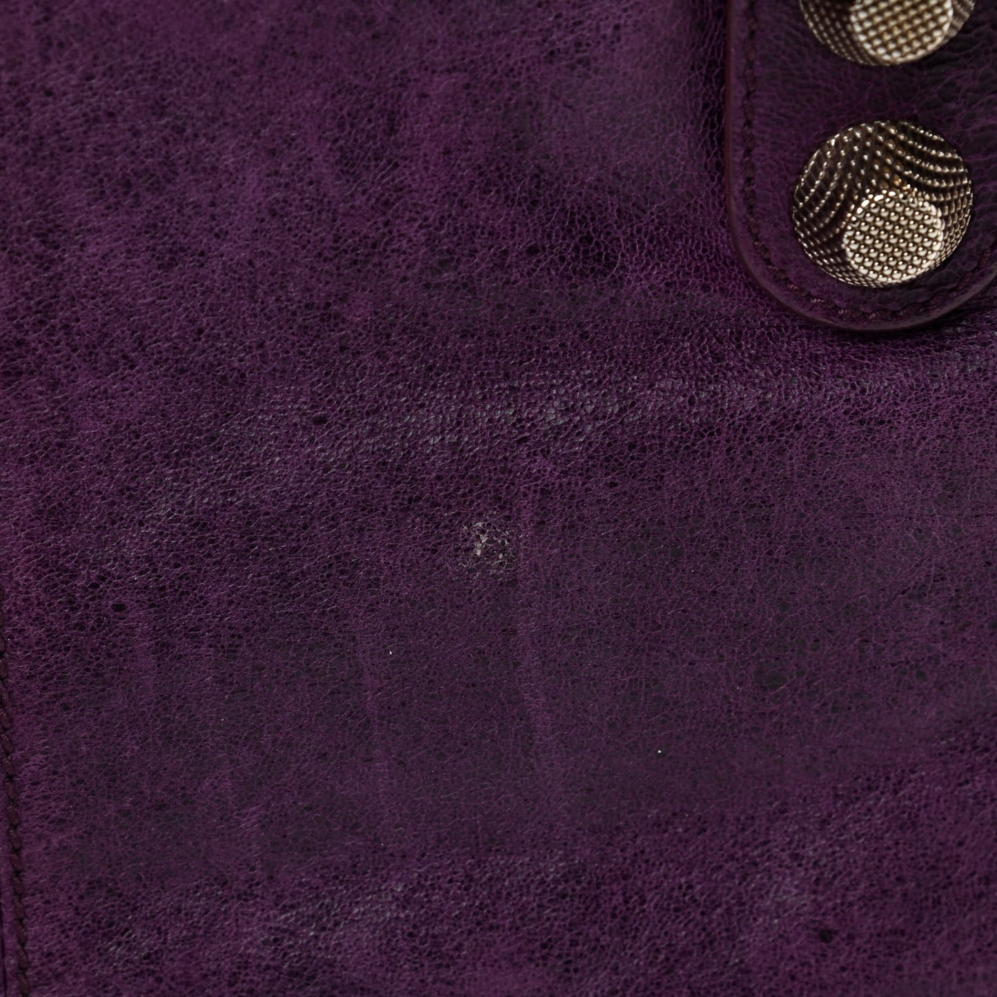 Agneau Giant 21 Silver Hardware Work Raisin