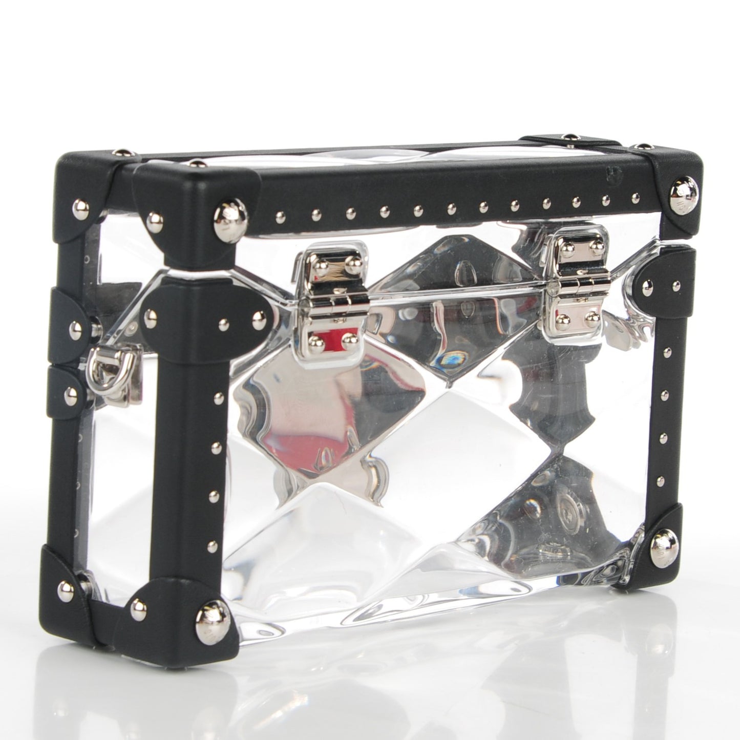 Transparent Plexiglass Petite Malle Stellaire Black