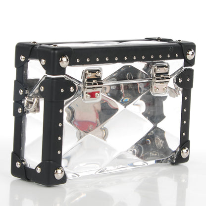 Louis Vuitton Transparent Plexiglass Petite Malle Stellaire Black 3 of 7