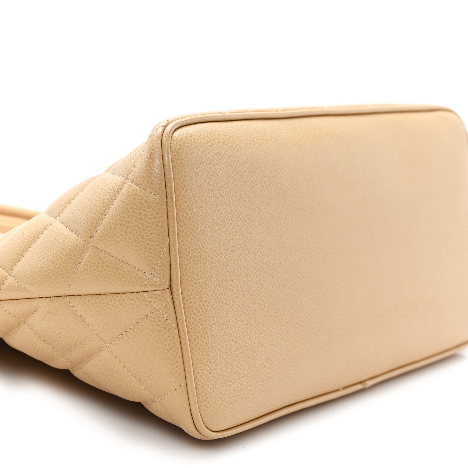 Chanel Caviar Quilted Medallion Tote Beige 10 of 13