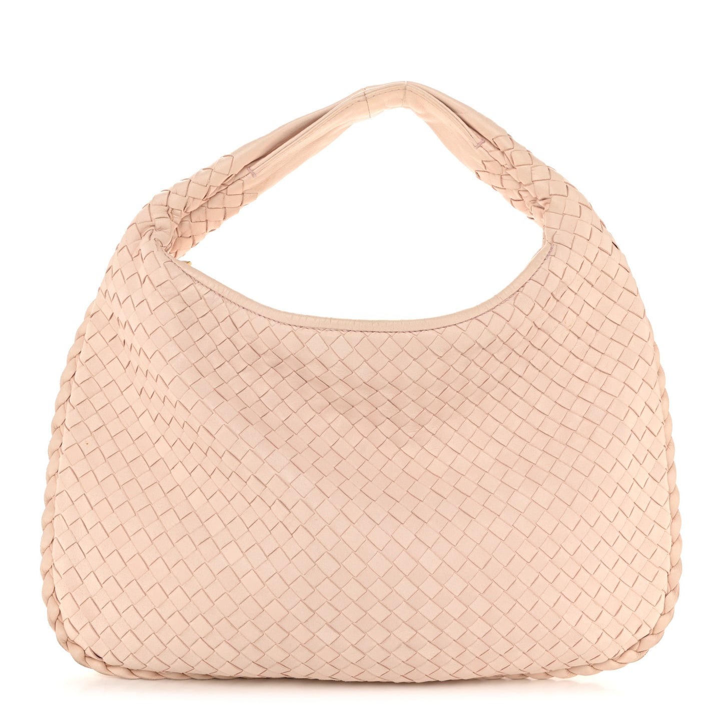 Nappa Intrecciato Medium Veneta Hobo Flamingo
