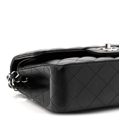 Chanel Lambskin Quilted Small Double Flap Black 9 of 11