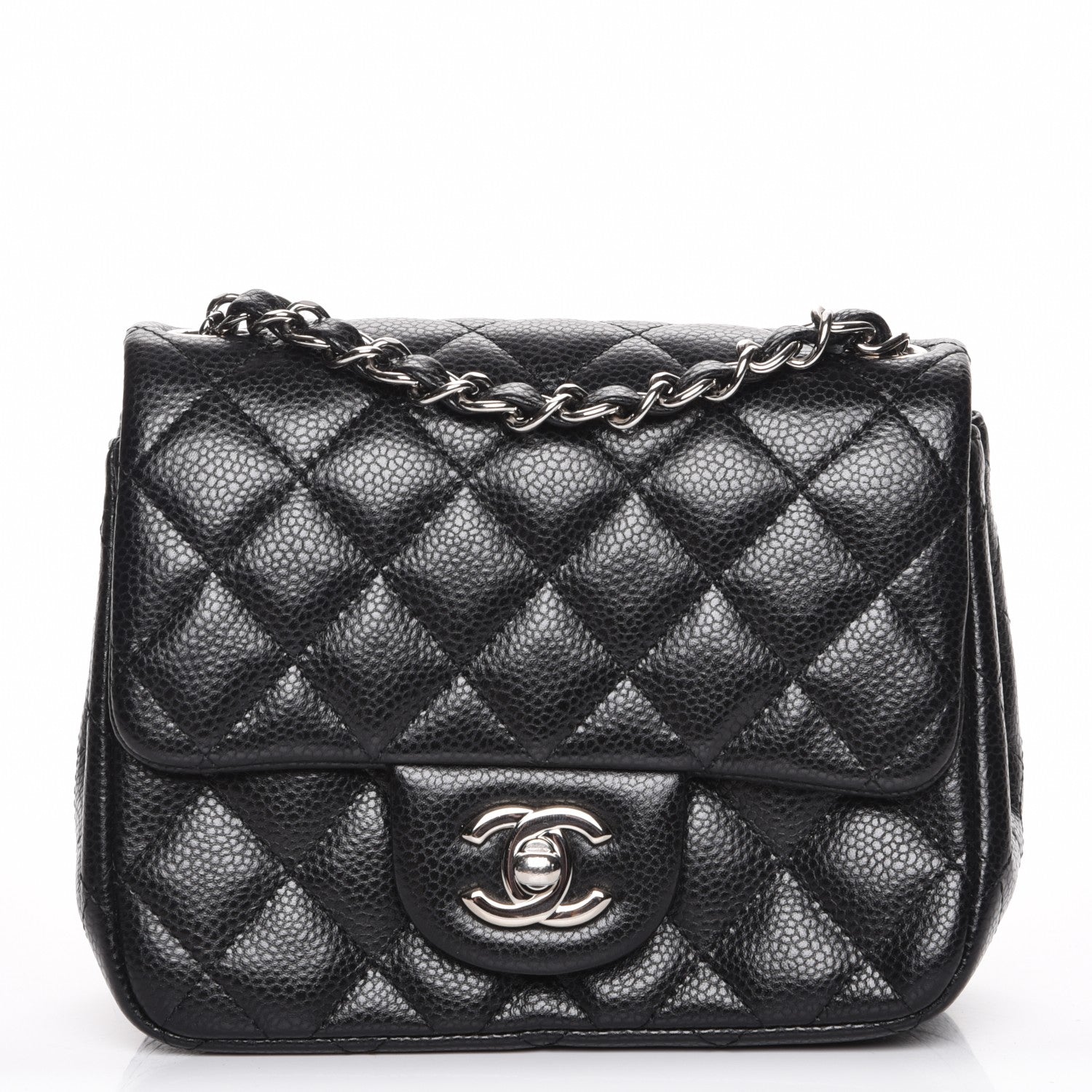 Chanel Caviar Quilted Mini Square Flap Black 1 of 7