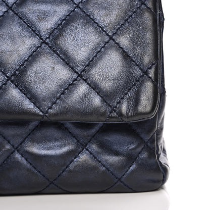 Chanel Metallic Calfskin 2.55 Reissue Flap 227 Blue 11 of 12