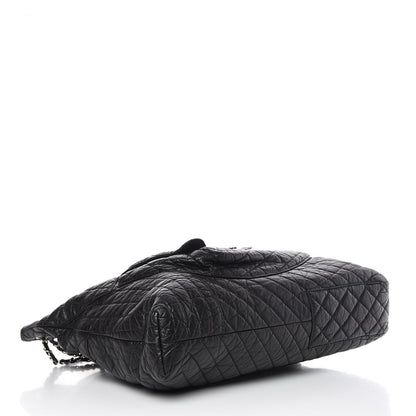 Chanel Aged Calfskin Karl's Cabas Tote Black 4 of 12