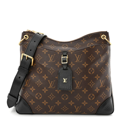 Louis Vuitton Monogram Odeon MM Black 1 of 12