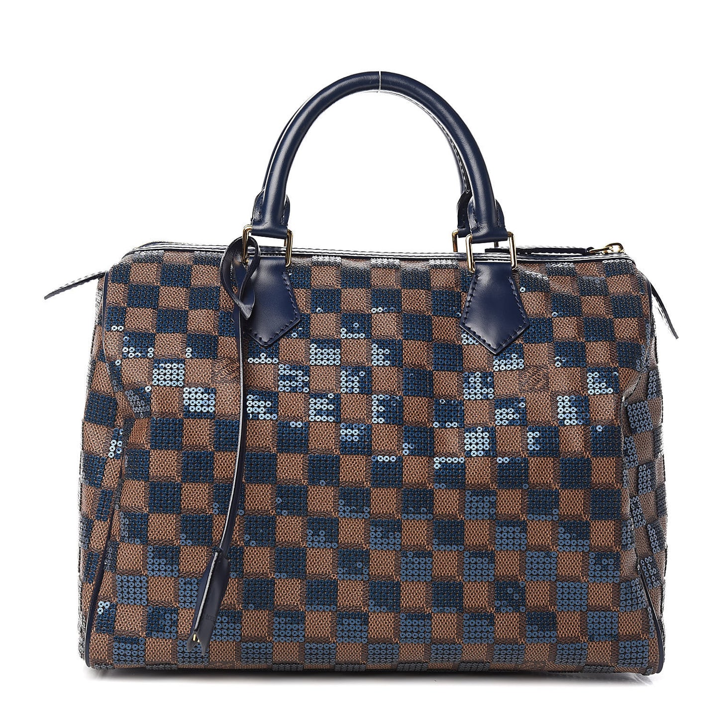 Damier Paillettes Speedy 30 Blue