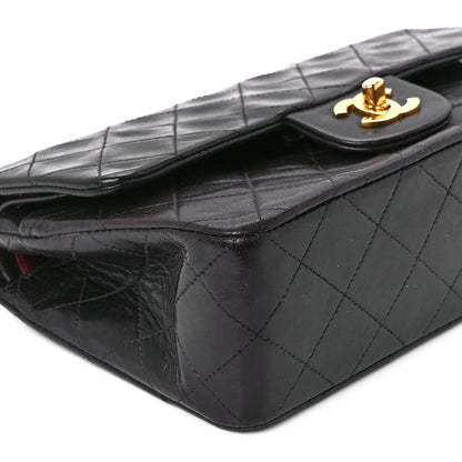 Chanel Lambskin Quilted Small Double Flap Black 11 of 13