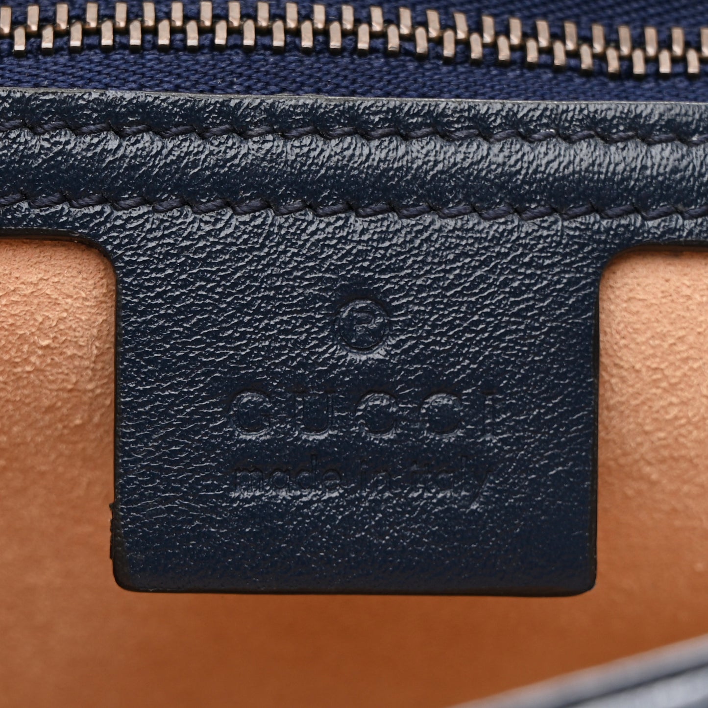 Vintage Effect Calfskin Matelasse Diagonal Small Torchon GG Marmont Shoulder Bag Mystic White Blue Agata
