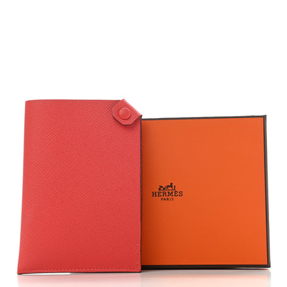 Hermes Epsom Tarmac PM Passport Holder Rose Jaipur 8 of 8