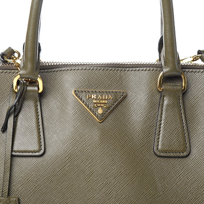 Prada Saffiano Lux Medium Promenade Tote Militare 9 of 10