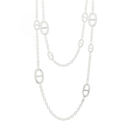 Hermes Sterling Silver Farandole Necklace 120 1 of 5