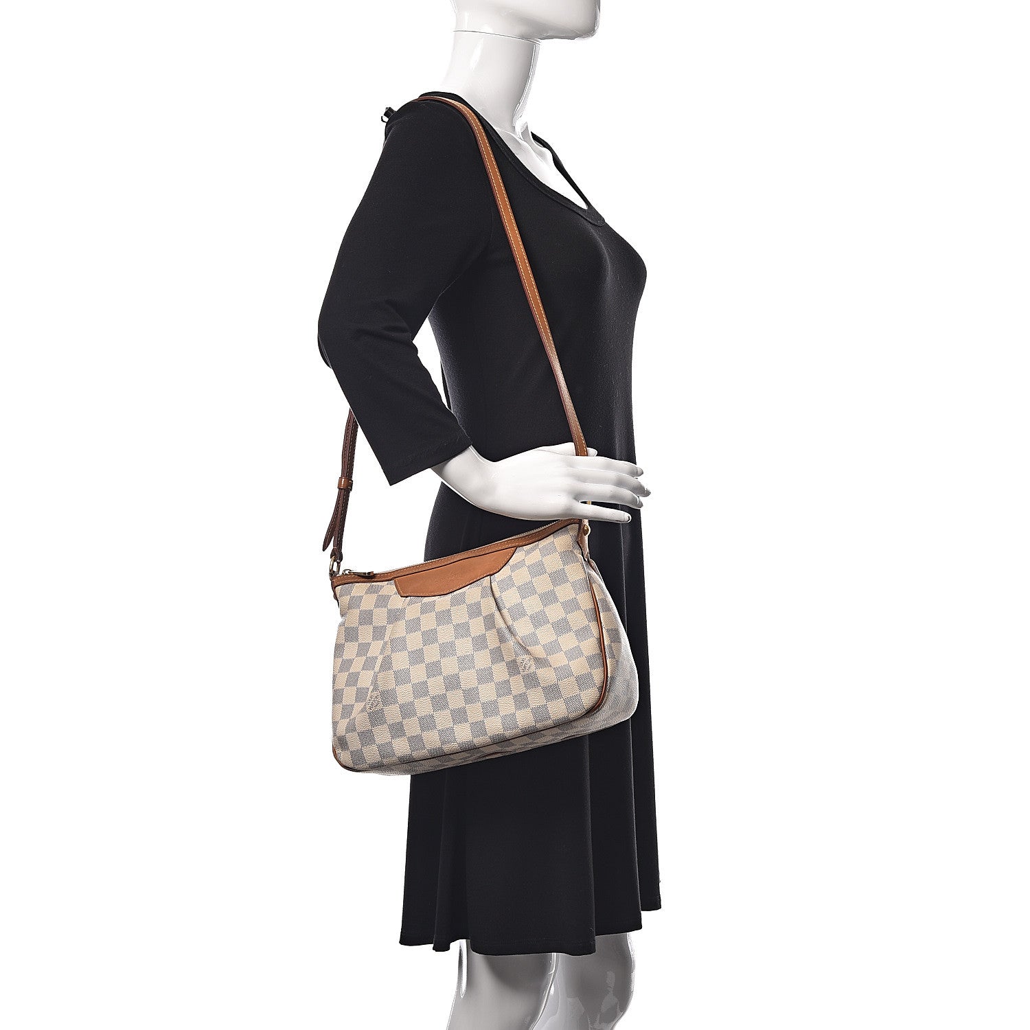 Louis Vuitton Damier Azur Siracusa PM 2 of 21