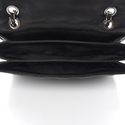 Chanel Lambskin Quilted Jumbo 3 Flap Black 5 of 9