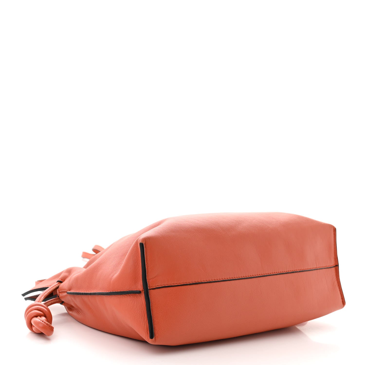 Loewe Nappa Flamenco Knot Clutch Vermillion 4 of 9