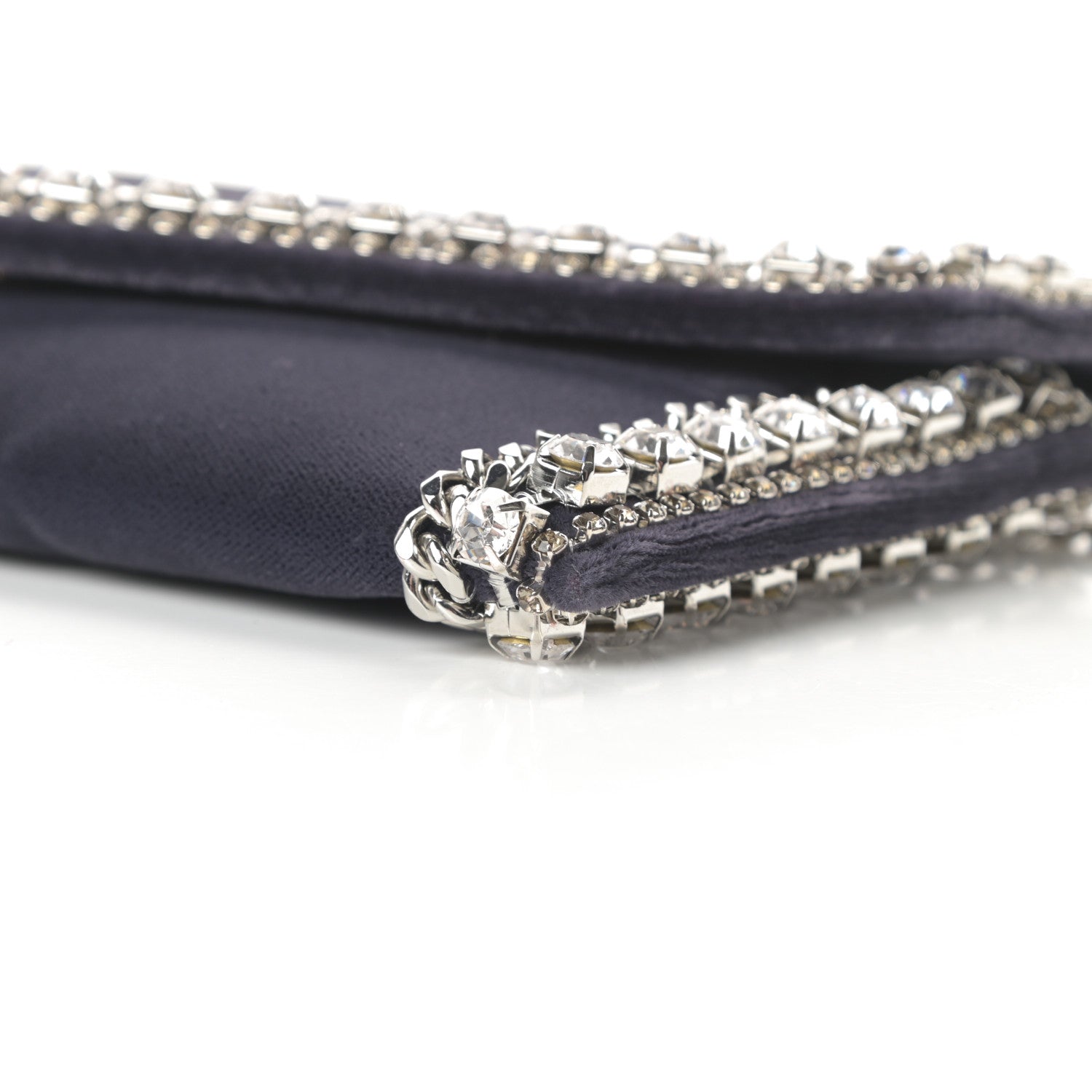 Judith Leiber Envelope Clutch Silver Slate 11 of 13