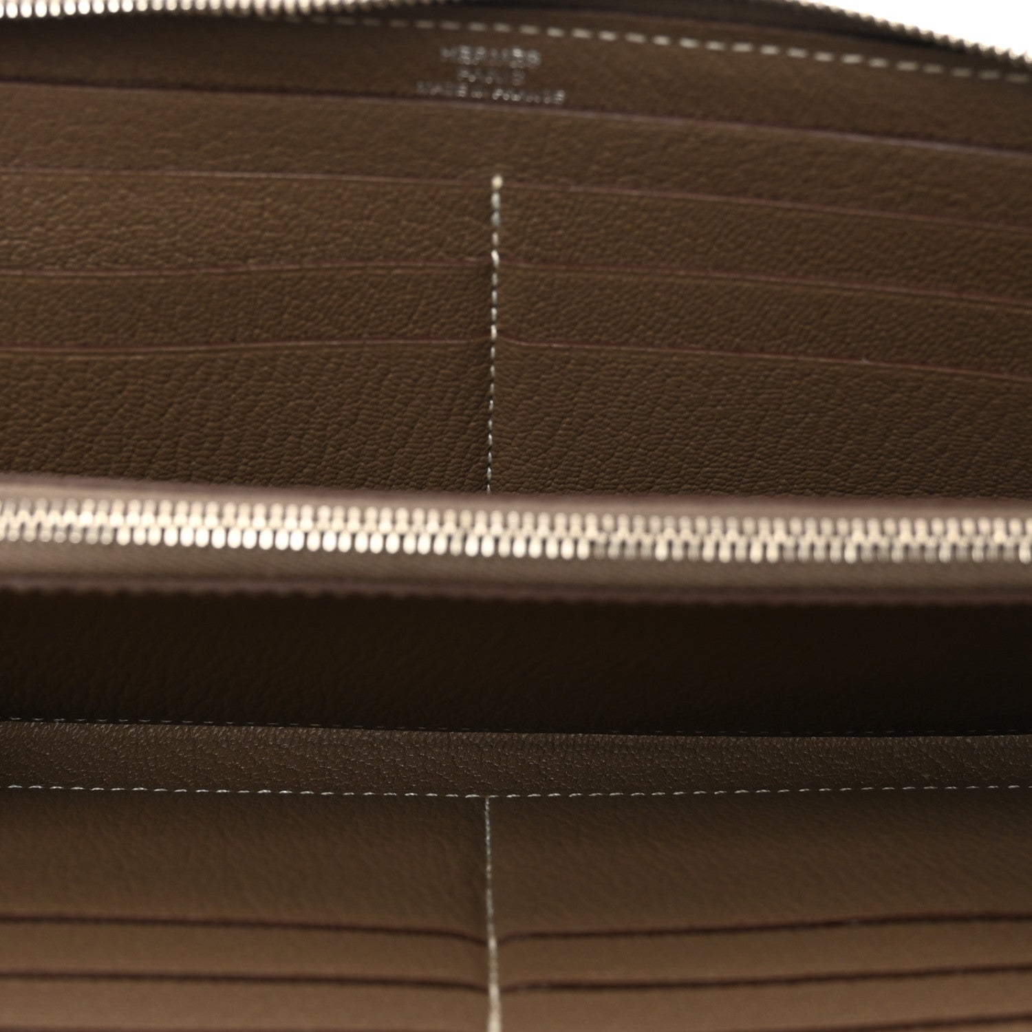 Hermes Chèvre Mysore Azap Wallet Etoupe 5 of 8