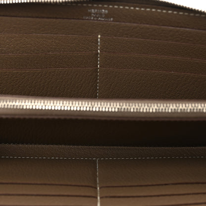 Hermes Chèvre Mysore Azap Wallet Etoupe 5 of 8