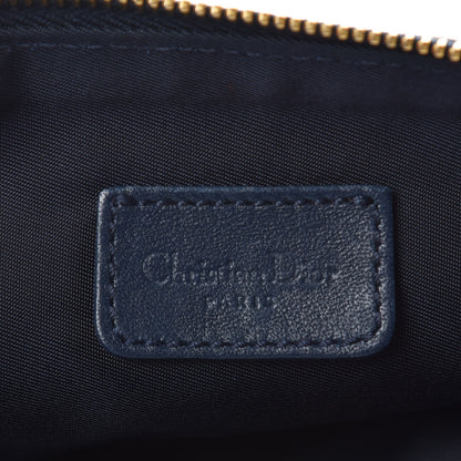 Christian Dior Monogram Mini Saddle Pochette Navy 6 of 9